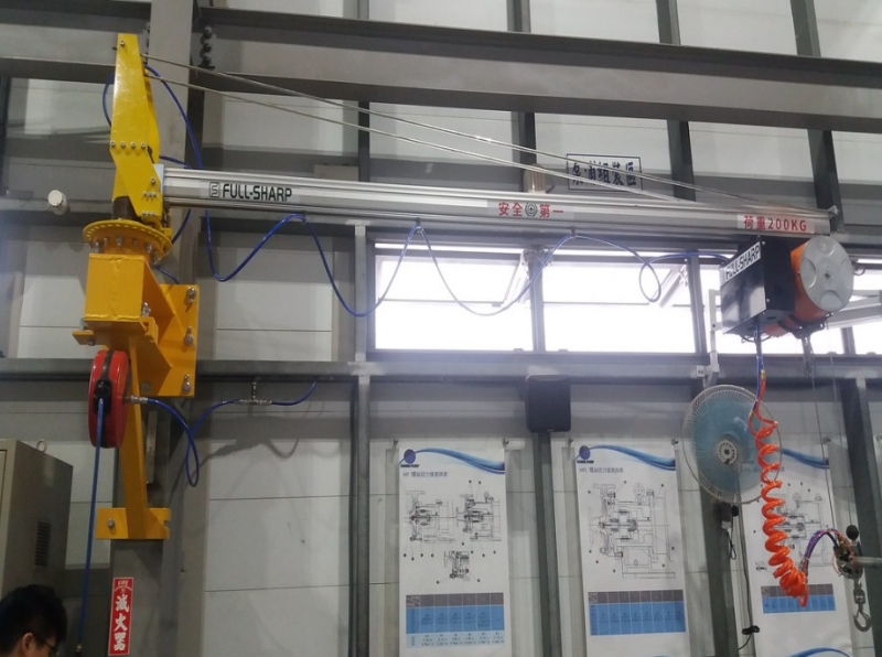 鋁軌旋臂吊車立柱固定式配 ENDO 平衡吊